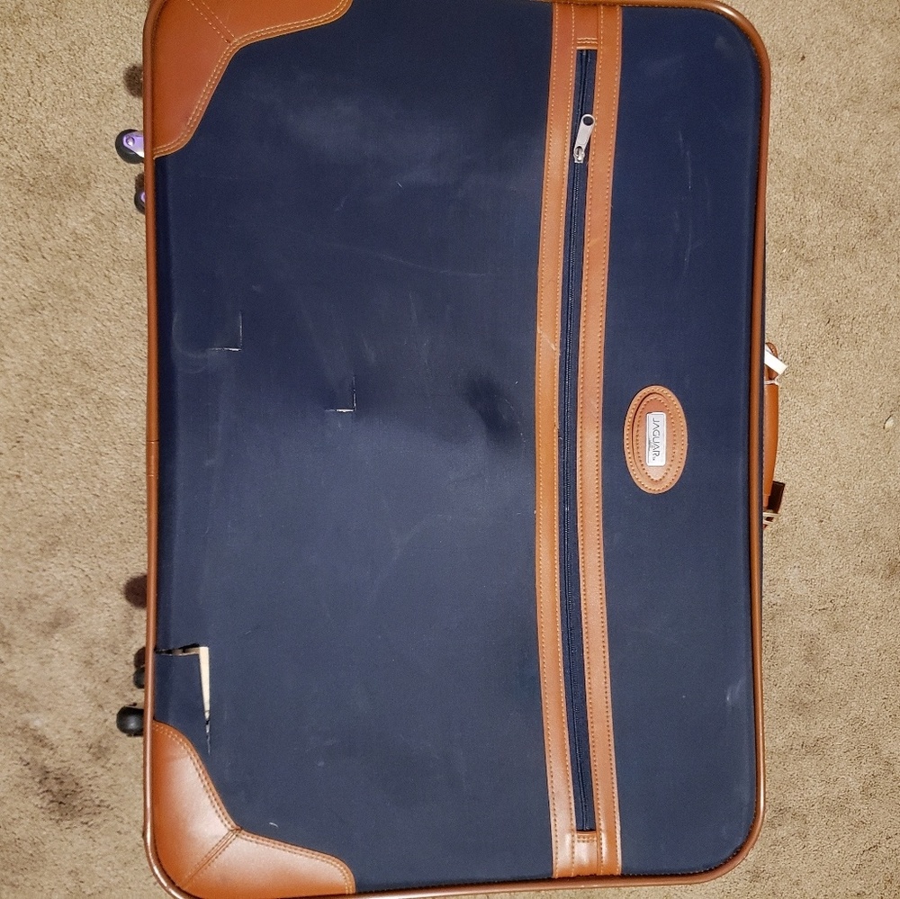 Vintage jaguar luggage